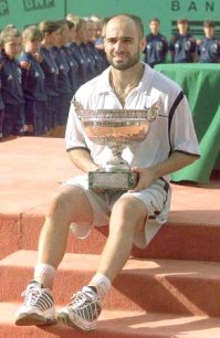 Andre Agassi - French Open Champion