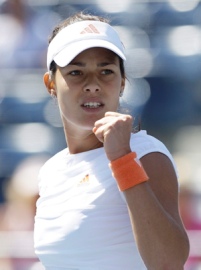 Ana Ivanovic encouraging and being positive