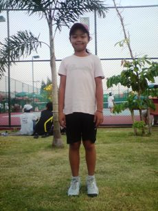 Poonky - a junior tennis player