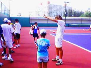 tennis training